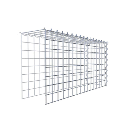 Gabião tipo 4 80 cm x 40 cm x 20 cm (C x A x P), malhagem 5 cm x 5 cm, espiral