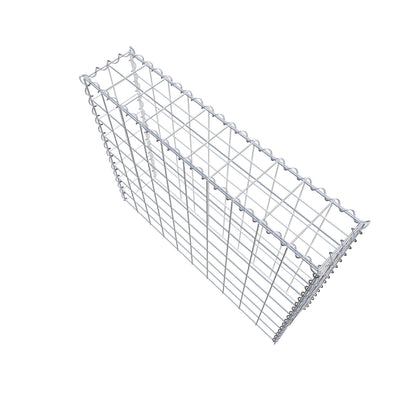 Gavión adulto tipo 3 100 cm x 80 cm x 20 cm (largo x alto x profundidad), tamaño de malla 10 cm x 10 cm, espiral