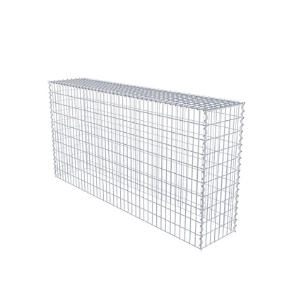Opvokset gabion type 3 200 cm x 100 cm x 40 cm (L x H x D), maskestørrelse 5 cm x 10 cm, spiral