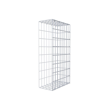 Anbaugabione Typ 2 80 cm x 40 cm x 20 cm, Maschenweite 5 cm x 10 cm, C-Ring