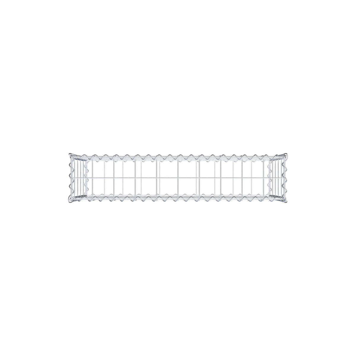 Gabion 100 cm x 50 cm x 20 cm (L x H x D), mesh size 10 cm x 10 cm, spiral