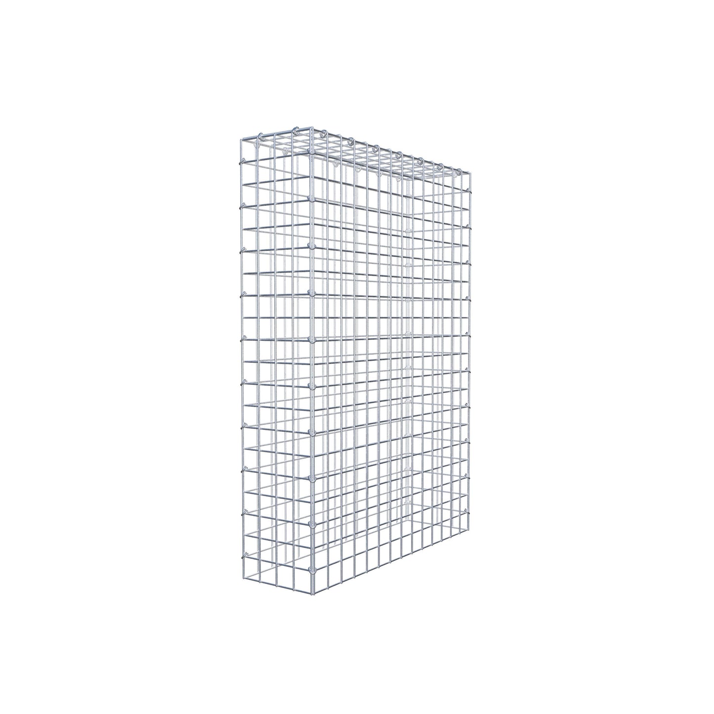 Gavión complementario de tipo 3 100 cm x 70 cm x 20 cm (L x A x P), malla 5 cm x 5 cm, anillo en C