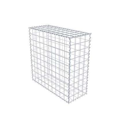 Gabion 100 cm x 100 cm x 40 cm (L x H x D), maskestørrelse 10 cm x 10 cm, spiral