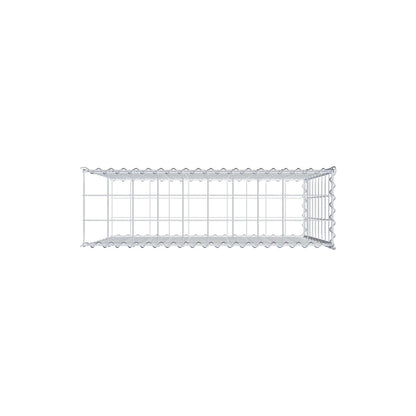 Gavión adulto tipo 2 100 cm x 90 cm x 30 cm (largo x alto x profundidad), tamaño de malla 10 cm x 10 cm, espiral