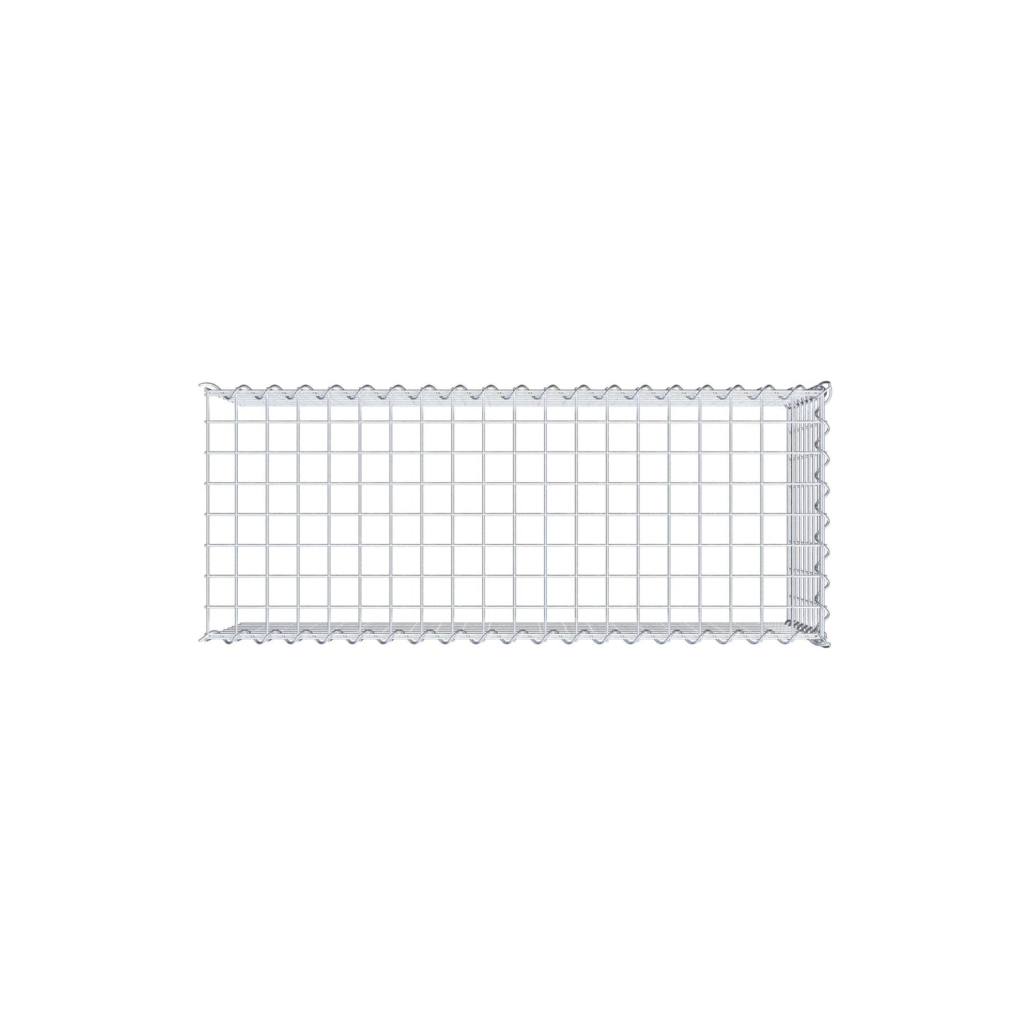 Extra gabion typ 4 100 cm x 40 cm x 40 cm (L x H x D), maskstorlek 5 cm x 5 cm, spiral