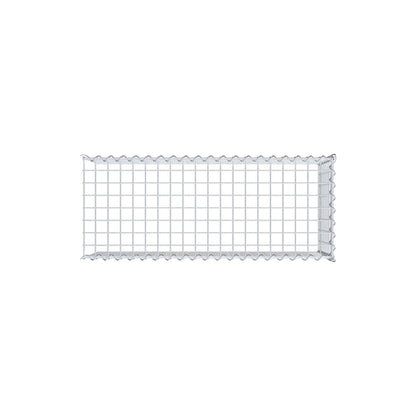 Extra gabion typ 4 100 cm x 40 cm x 40 cm (L x H x D), maskstorlek 5 cm x 5 cm, spiral