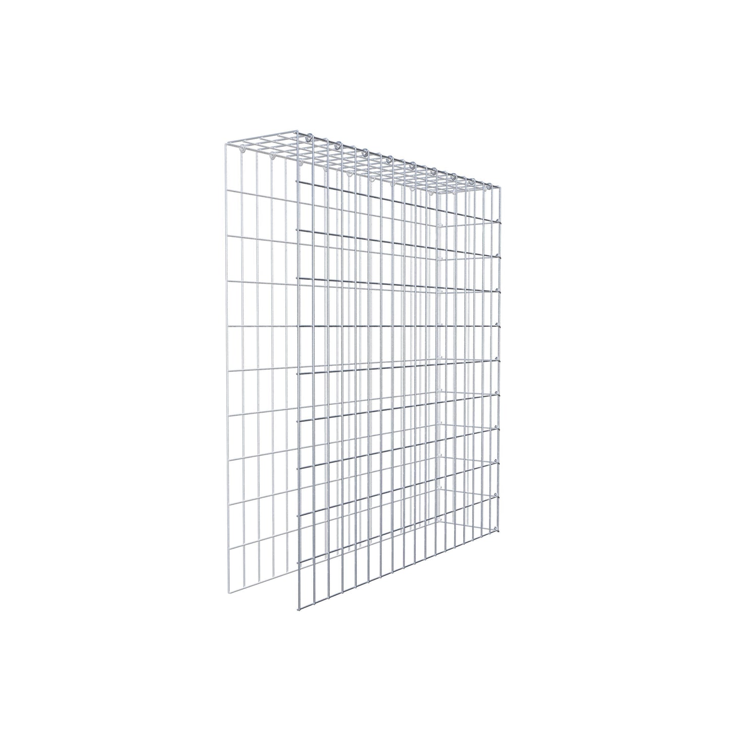 Gavión adicional tipo 4 100 cm x 90 cm x 20 cm (L x A x P), malla 5 cm x 10 cm, anillo en C