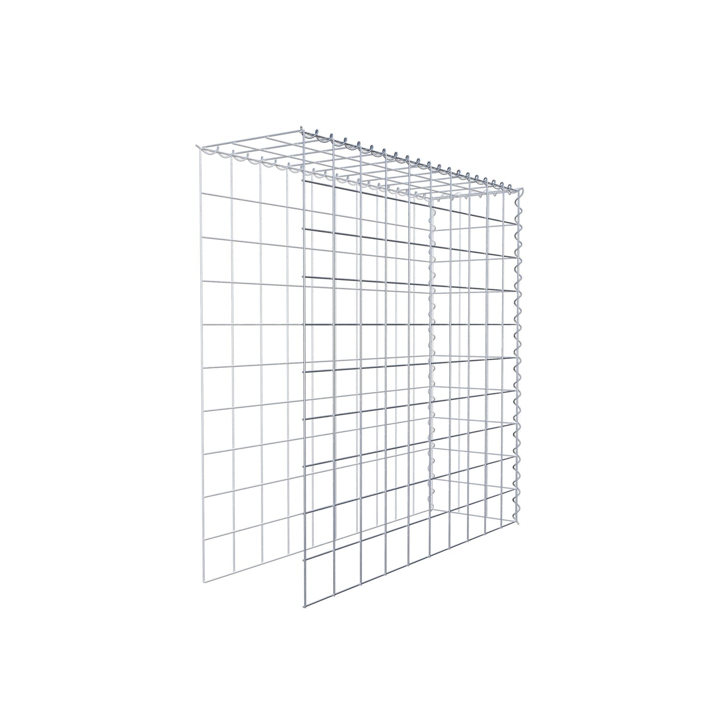 Extra gabion typ 4 100 cm x 100 cm x 30 cm (L x H x D), maskstorlek 10 cm x 10 cm, spiral