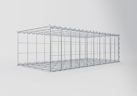 Gavión complementario tipo 2 100 cm x 30 cm x 50 cm (L x A x P), malla 10 cm x 10 cm, espiral
