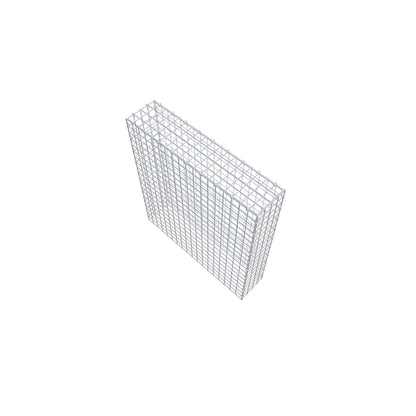 Gavión complementario de tipo 3 100 cm x 90 cm x 20 cm (L x A x P), malla 5 cm x 5 cm, anillo en C