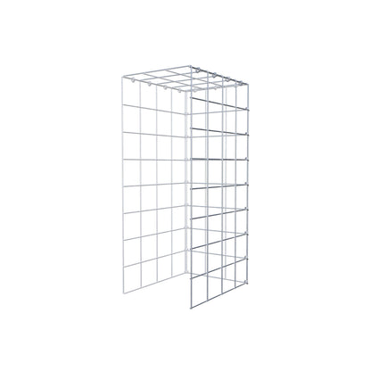 Gabião Tipo 4 80 cm x 40 cm x 30 cm (C x A x P), malhagem 10 cm x 10 cm, anel C