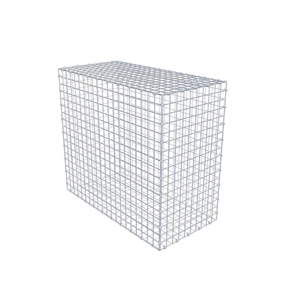 Gabion 100 cm x 90 cm x 50 cm (L x H x D), maskestørrelse 5 x 5 cm, spiralring