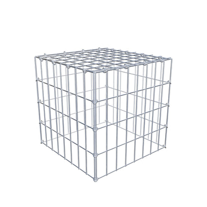 Gabbione aggiuntivo tipo 3 40 cm x 40 cm x 40 cm (L x H x P), maglia 5 cm x 10 cm, anello a C