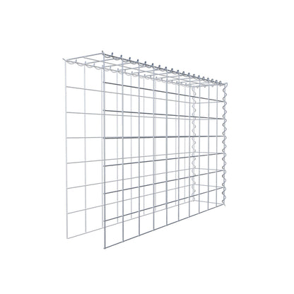 Gabion rapporté type 4 100 cm x 70 cm x 20 cm (L x H x P), mailles 10 cm x 10 cm, spirale