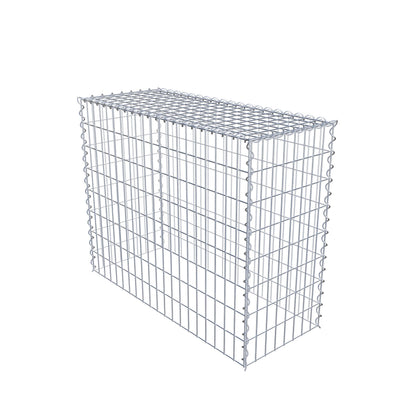 Gavión complementario tipo 3 100 cm x 80 cm x 40 cm (L x A x P), malla 5 cm x 10 cm, espiral