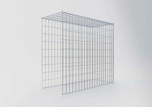 Gavión complementario tipo 4 100 cm x 90 cm x 40 cm (L x A x P), malla 5 cm x 10 cm, espiral