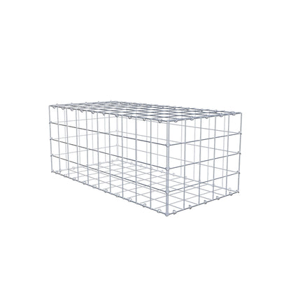 Gabião 100 cm x 40 cm x 50 cm (C x A x P), malhagem 10 cm x 10 cm, anel C