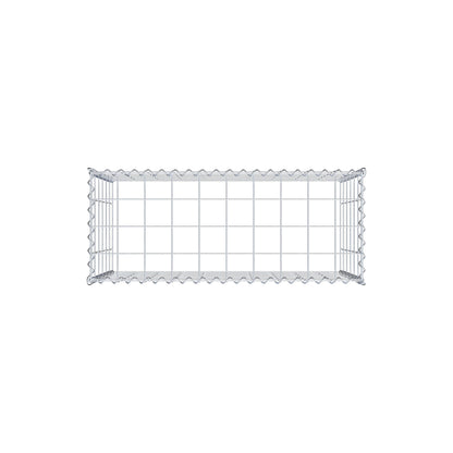 Gabbione aggiuntivo tipo 3 100 cm x 60 cm x 40 cm (L x H x P), maglia 10 cm x 10 cm, spirale