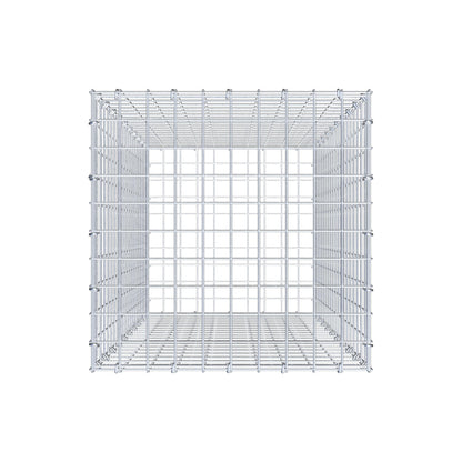 Gabion 100 cm x 50 cm x 50 cm (L x H x D), maskstorlek 5 cm x 5 cm, C-ring
