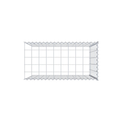 Gabbione aggiuntivo tipo 4 100 cm x 90 cm x 50 cm (L x H x P), maglia 10 cm x 10 cm, spirale