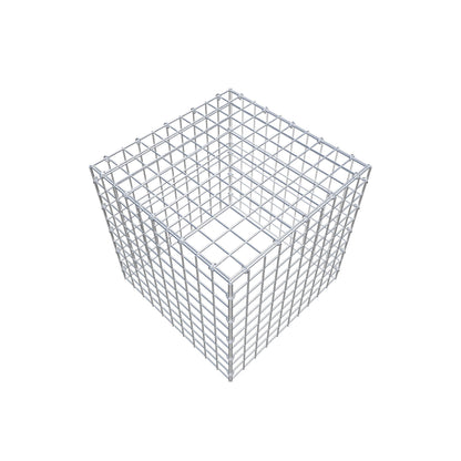 Gabbione aggiuntivo tipo 3 50 cm x 50 cm x 50 cm (L x H x P), maglia 5 cm x 5 cm, anello a C