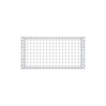 Type 3 oplegkorf 100 cm x 50 cm x 50 cm (L x H x D), maaswijdte 5 cm x 10 cm, C-ring