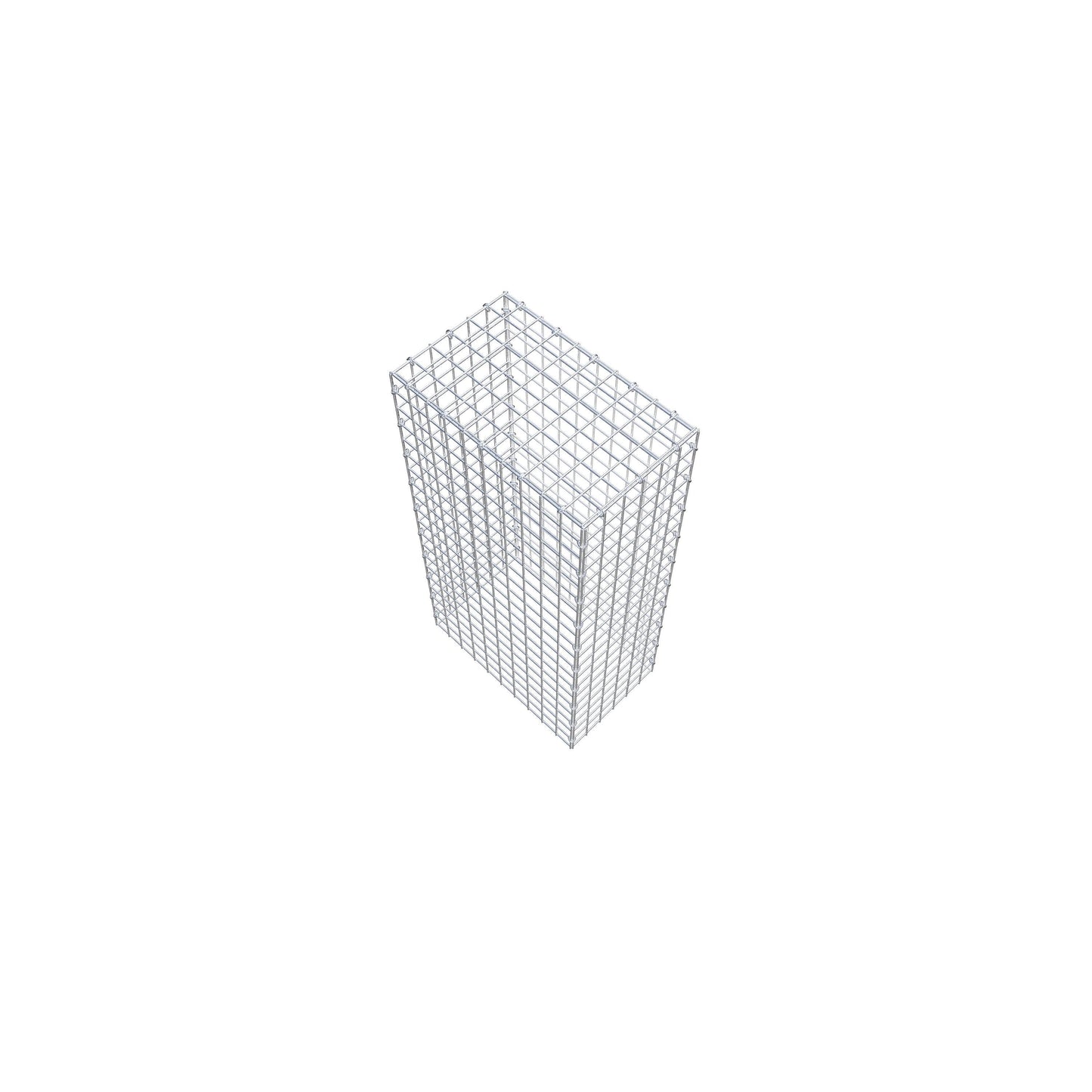 Gavión complementario de tipo 3 100 cm x 50 cm x 30 cm (L x A x P), malla 5 cm x 5 cm, anillo en C