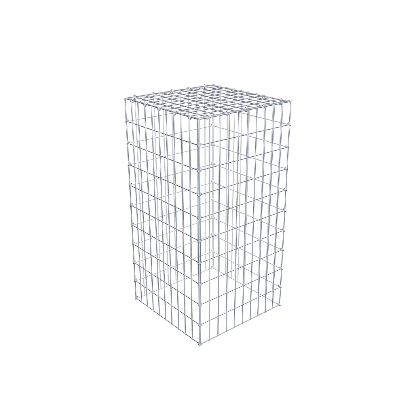 Type 3 oplegkorf 100 cm x 50 cm x 50 cm (L x H x D), maaswijdte 5 cm x 10 cm, C-ring