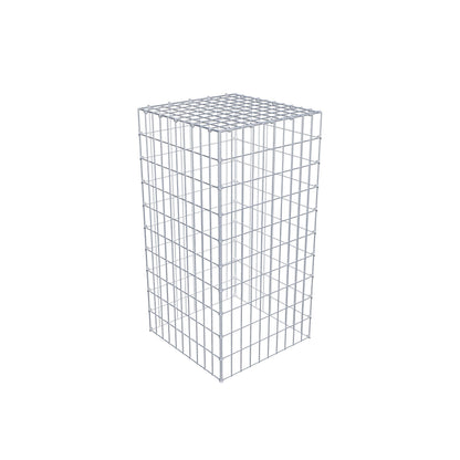 Type 3 oplegkorf 100 cm x 50 cm x 50 cm (L x H x D), maaswijdte 5 cm x 10 cm, C-ring