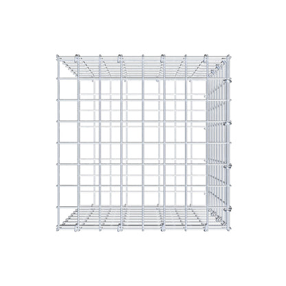 Gavión adicional tipo 2 40 cm x 40 cm x 40 cm (L x A x P), malla 5 cm x 5 cm, anillo en C