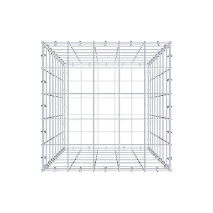 Gabione 80 cm x 50 cm x 50 cm (L x H x T), Maschenweite 10 cm x 10 cm, C-Ring