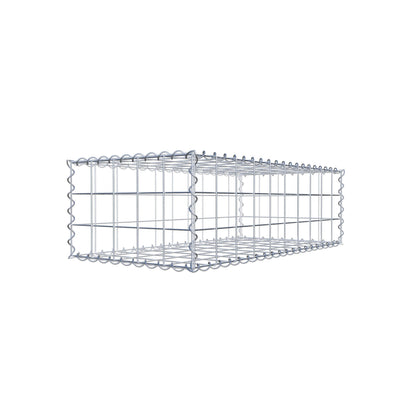 Gabião 100 cm x 30 cm x 50 cm (C x A x P), malhagem 10 cm x 10 cm, espiral
