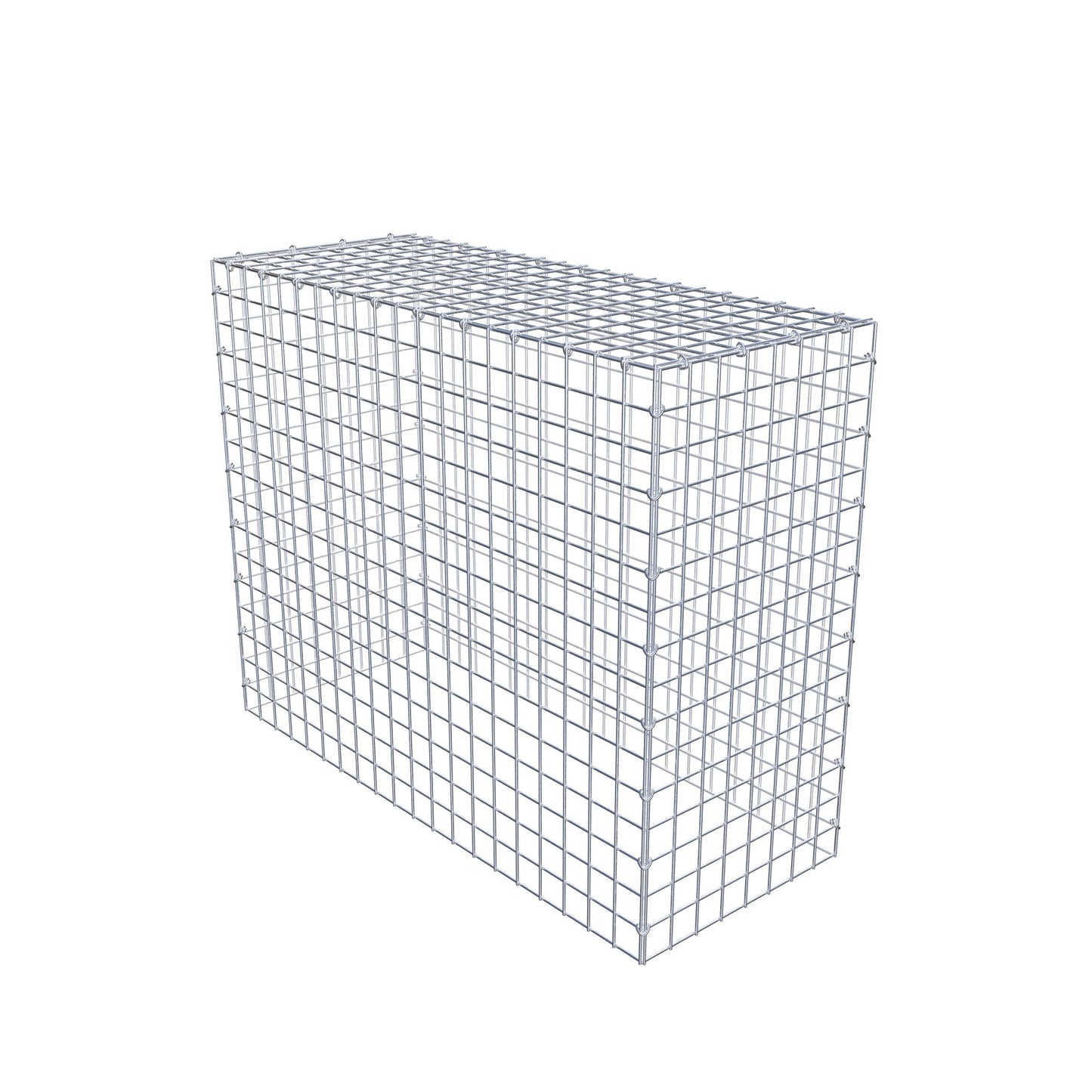 Gavión complementario de tipo 3 100 cm x 80 cm x 40 cm (L x A x P), malla 5 cm x 5 cm, anillo en C