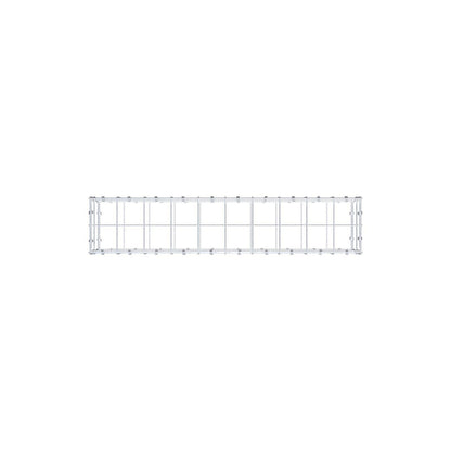 Gabbione 100 cm x 20 cm x 20 cm (L x H x P), maglia 10 x 10 cm, anello a spirale