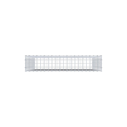Gabion 100 cm x 100 cm x 20 cm (L x H x D), maskstorlek 5 cm x 5 cm, C-ring