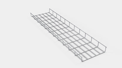 Kabelkanal højde 110 cm, dybde 5 cm, maskestørrelse 5 x 10 cm
