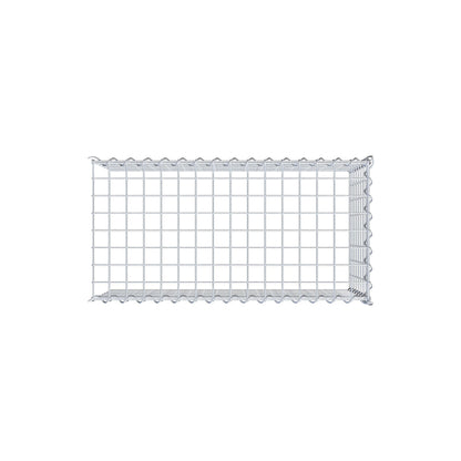 Gavión complementario tipo 4 80 cm x 40 cm x 40 cm (L x A x P), malla 5 cm x 5 cm, espiral