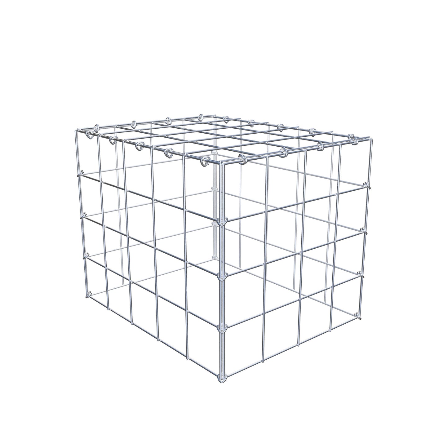 Pila adicional tipo 3 50 cm x 40 cm x 40 cm (L x A x P), malla 10 cm x 10 cm, anillo en C