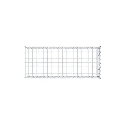 Grown-on gabion type 4 100 cm x 20 cm x 40 cm (L x H x D), mesh size 5 cm x 10 cm, spiral