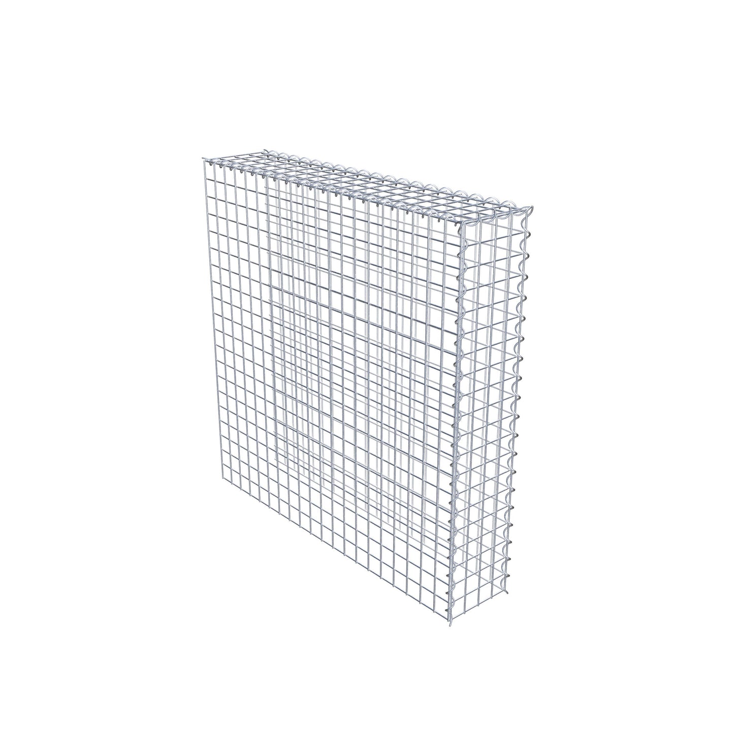 Gavión complementario tipo 4 100 cm x 100 cm x 20 cm (L x A x P), malla 5 cm x 5 cm, espiral