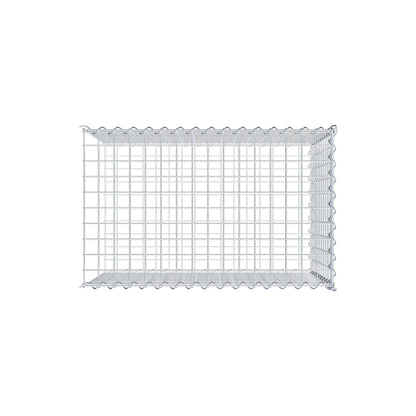 Gavión complementario tipo 2 80 cm x 50 cm x 50 cm (L x A x P), malla 5 cm x 5 cm, espiral