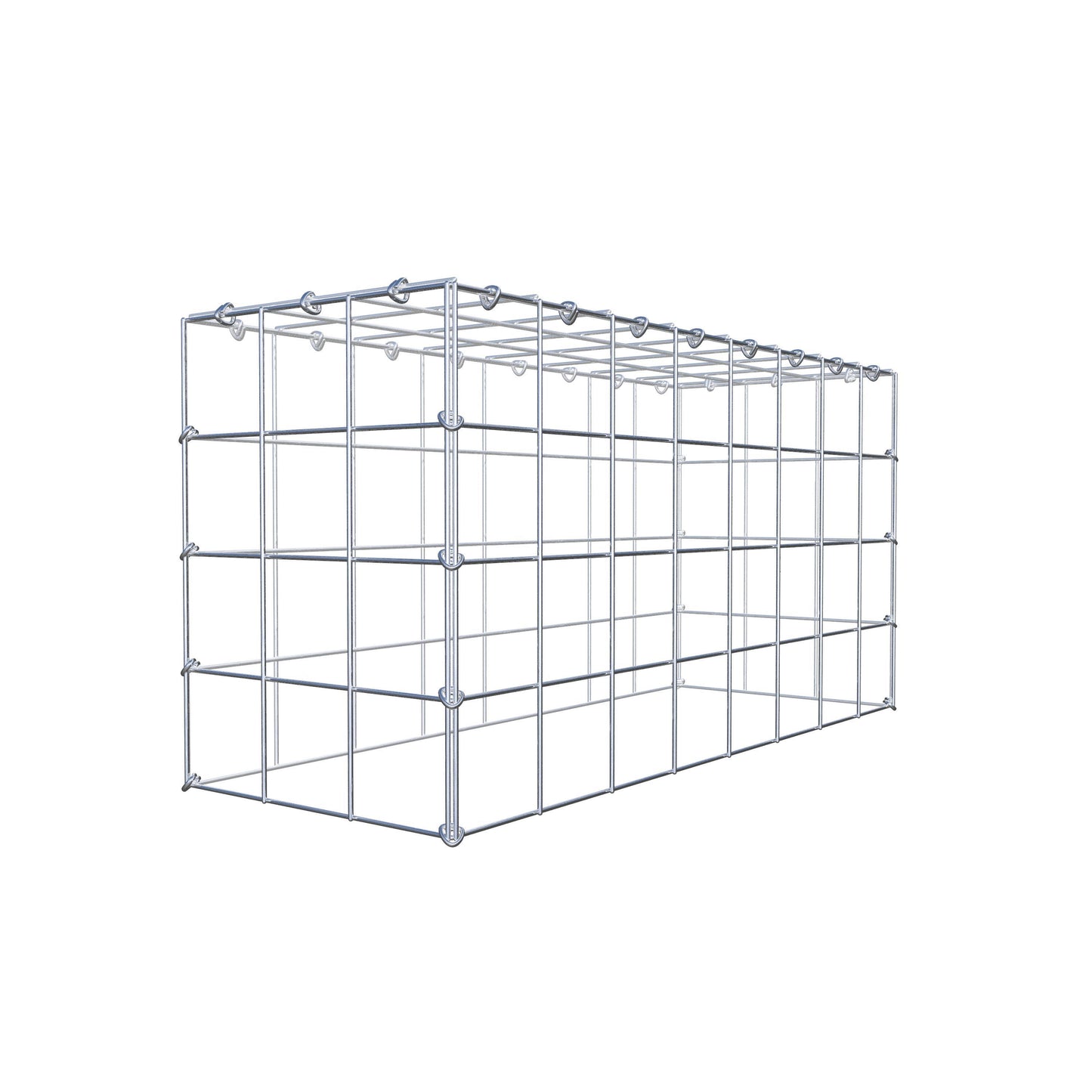 Pila adicional tipo 3 80 cm x 40 cm x 30 cm (L x A x P), malla 10 cm x 10 cm, anillo en C