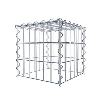 Grown-on gabion type 3 30 cm x 30 cm x 30 cm (L x H x D), mesh size 5 cm x 10 cm, spiral