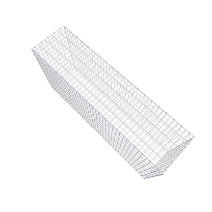 Schanskorf 200 cm x 100 cm x 50 cm (L x H x D), maaswijdte 5 x 10 cm, spiraalring