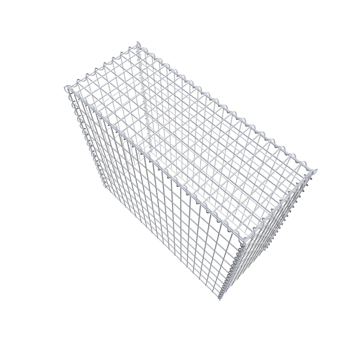Gavión complementario tipo 3 100 cm x 90 cm x 40 cm (L x A x P), malla 5 cm x 10 cm, espiral