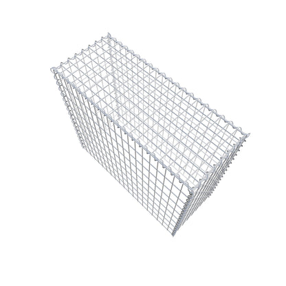 Gavión complementario tipo 3 100 cm x 90 cm x 40 cm (L x A x P), malla 5 cm x 10 cm, espiral