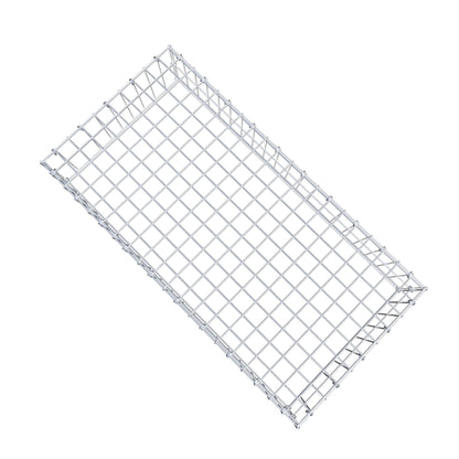 Gavión complementario de tipo 3 100 cm x 20 cm x 50 cm (largo x alto x fondo), malla 5 cm x 10 cm, anillo en C