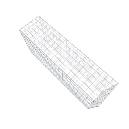 Gabion 200 cm x 100 cm x 50 cm (L x H x D), maskestørrelse 10 cm x 10 cm, C-ring