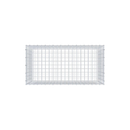 Gavión 100 cm x 60 cm x 50 cm (L x A x P), malla 5 cm x 5 cm, anillo en C