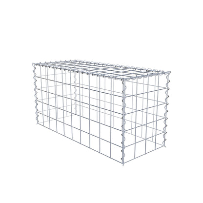 Gavión complementario tipo 3 100 cm x 50 cm x 40 cm (L x A x P), malla 10 cm x 10 cm, espiral